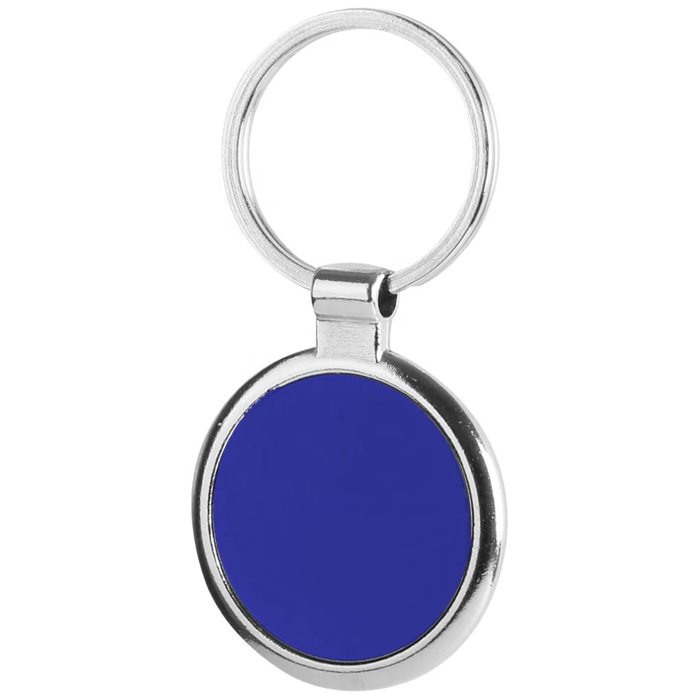 Metal blank keychain Custom LOGO design sublimation blanks keyrings name keychain