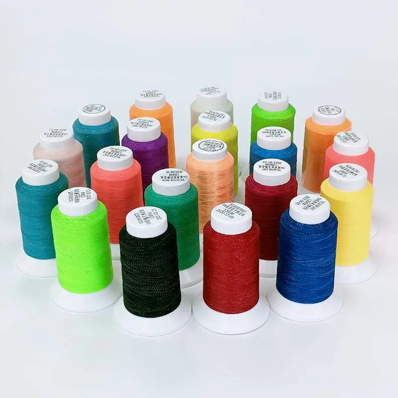 Blue light glow in the dark embroidery thread green light luminous embroidery thread