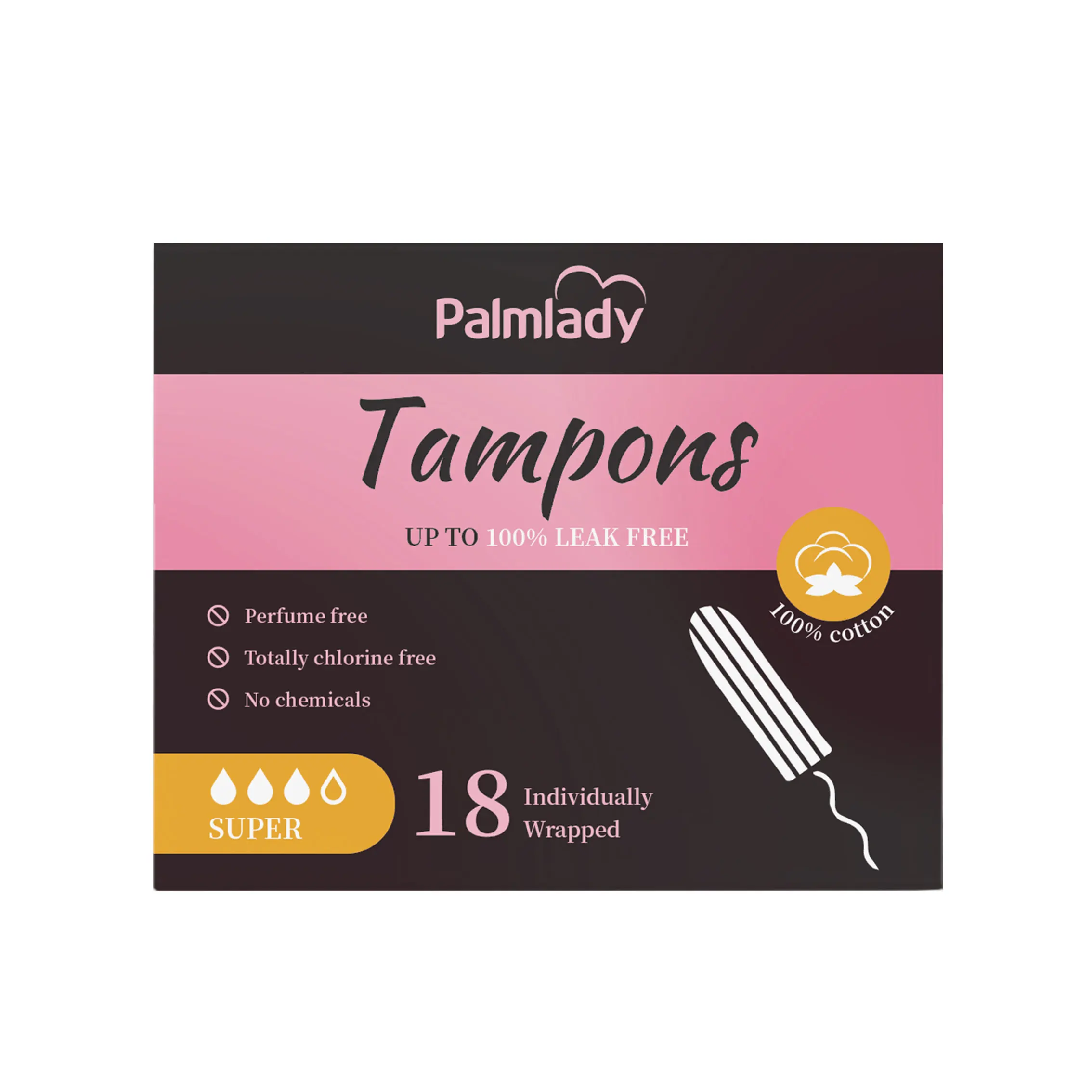 Soft Unscented Tampons Palmlady Tampons Organic Feminine Tampons