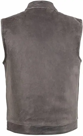 Motorcycle Biker vest Men Genuine Leather Crocodile Embossed Vest Sleeveless Custom Logo Leather Vest make lacosted products