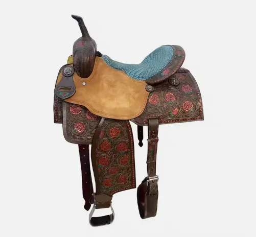 High-Performance Leather Soft Padding Authentic Western Horse Saddle Leather Endurance Saddle for Comfortable Riding