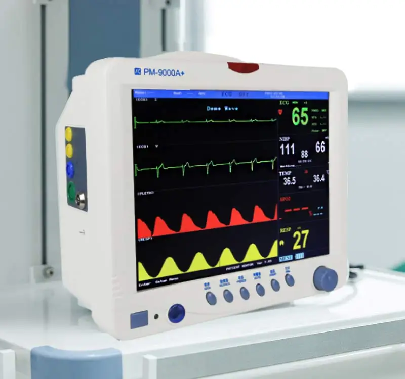 ISO Approved Standard 6 Parameters Outpatient Facilities Medical Monitoring Equipment Bedside monitor for Ward