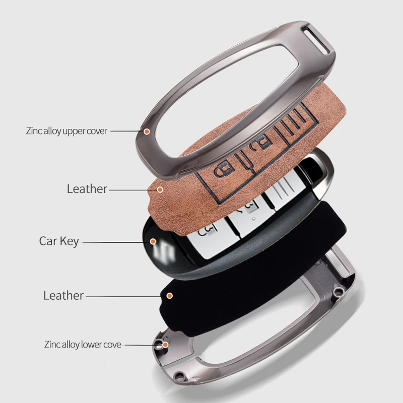 2button Remote Key Holder Car Key Cover Case For Suzuki Ertiga Swift 2017 Wagon R Japanese Monopoly Type 3C Keychain Protector