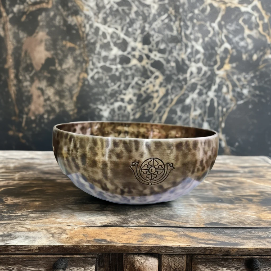 Металлические поющие чаши ручной работы в полнолуние, бронзовая жестяная банка с гравировкой на заказ, с логотипом буддизма, для сувенирной модели