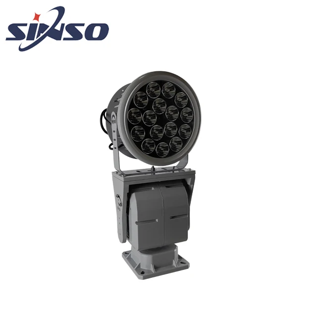 150W/200W/320W Rotation Led Search Light Aluminum Alloy New High Brightness IP66 Outdoor 80 Radio Remote Control