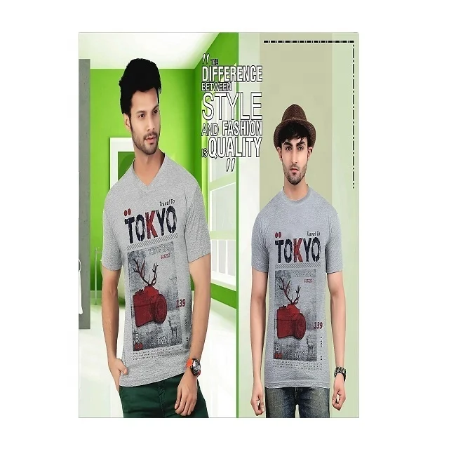 Grey color 100% Cotton tshirt Plain logo  Brand O-neck T-Shirt Customized men t shirt wholesale