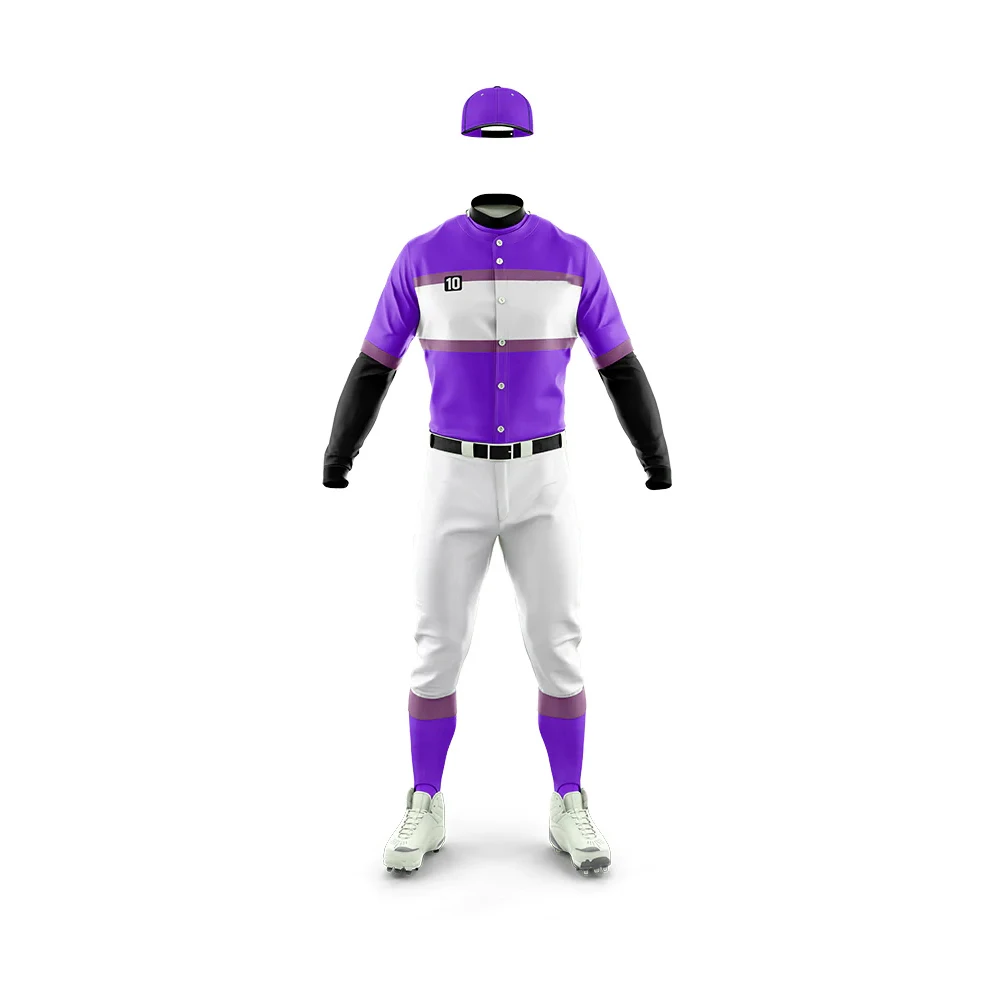 Unisex Adults Baseball & Softball Uniforms Cheap Low Price Sublimation Printing Blank Jerseys Custom Logo Breathable Design