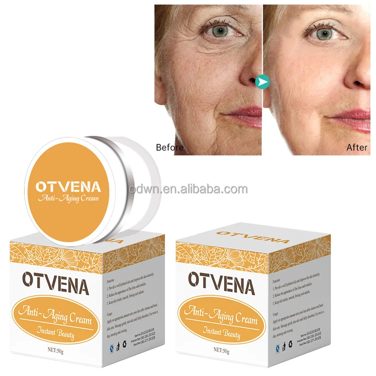 Private Label Organic Remove Wrinkle Glowing Day And Night Collagen Face Anti Aging Facial Cream