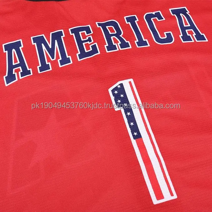 Adult American Flag Patriotic Baseball Jerseys Style Shirts for Men USA Eagle Outfits
