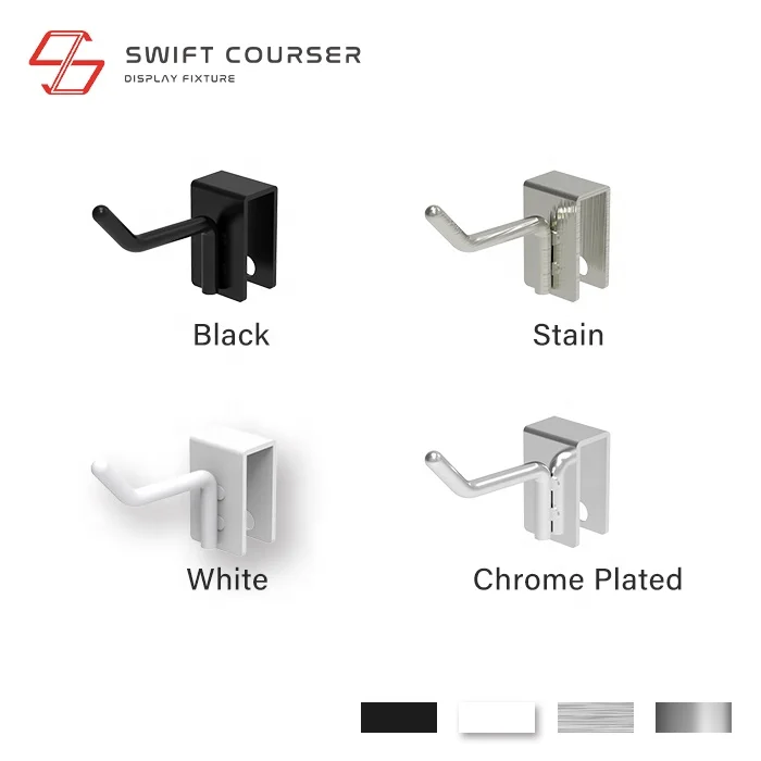 Single display upright channel standard hook for promotion for square tube