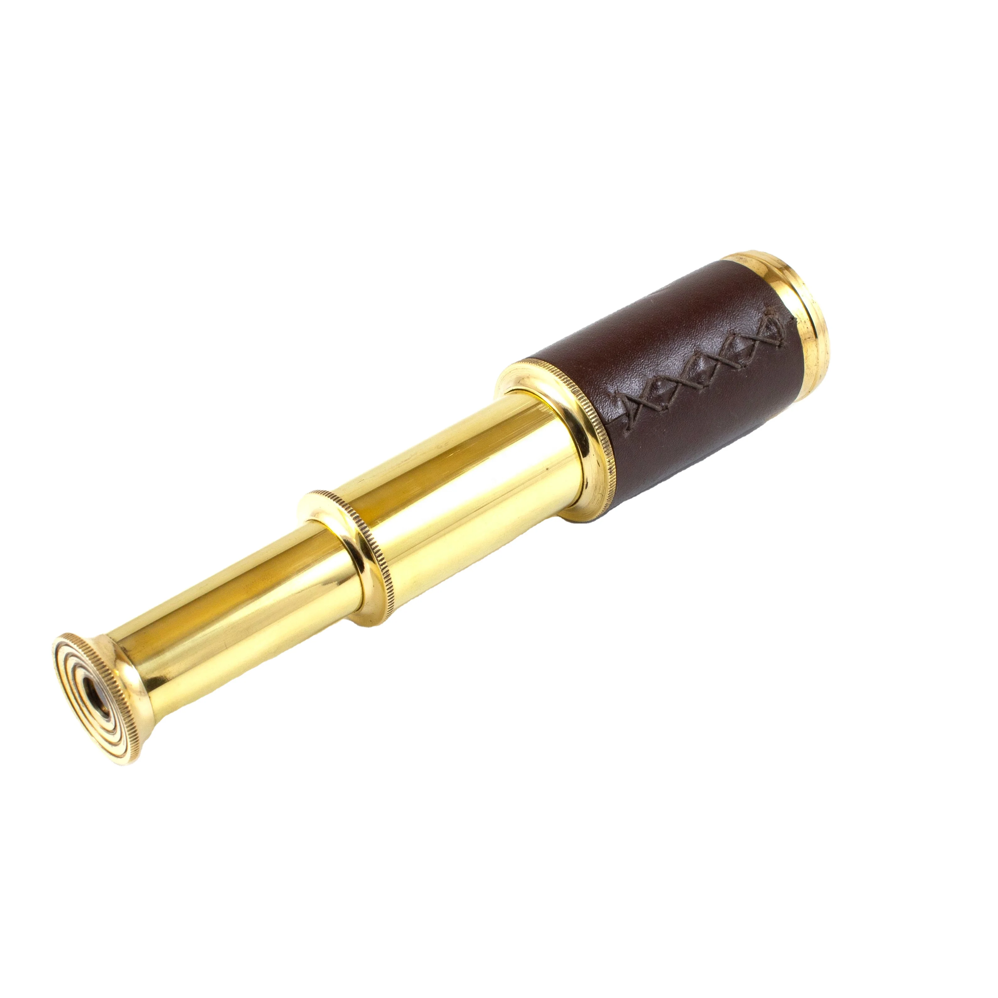 brass antique style classic decor monocular nautical telescope wooden box SAINT421