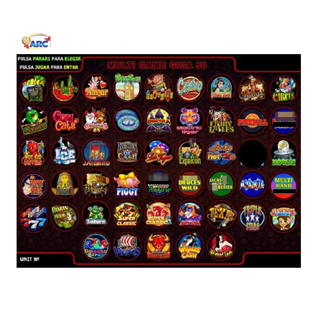 2023 Paula GIGA 50 в 1 черная двойная многогранная игра JP Link tragamonedas WMS550 игровая настольная фабрика