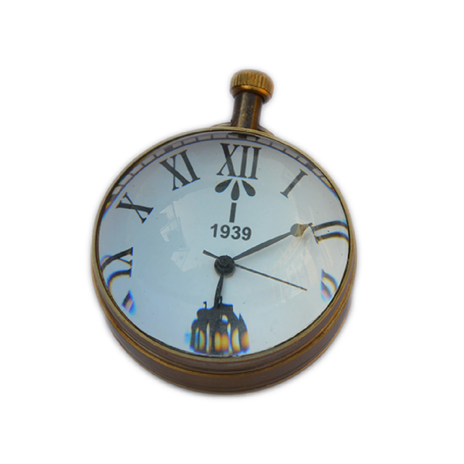 Mini Design Pocket Watch Hot Selling Vintage Colored Theme With Black & Gold Finishing Design European Antique Watches