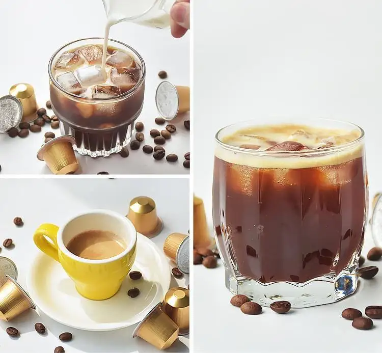 Manufacturer Price Private Label Instant Coffee Capsules 5.5gr/Capsule Box Packaging Arabica Robusta Small Quantity Accepted