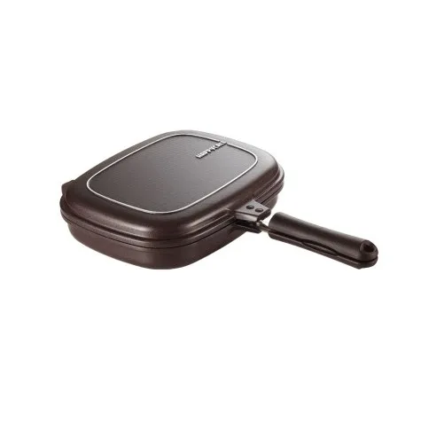 Двухсторонняя сковорода для гриля Happy call Высококачественная Алюминиевая антипригарная Двусторонняя квадратная жареной