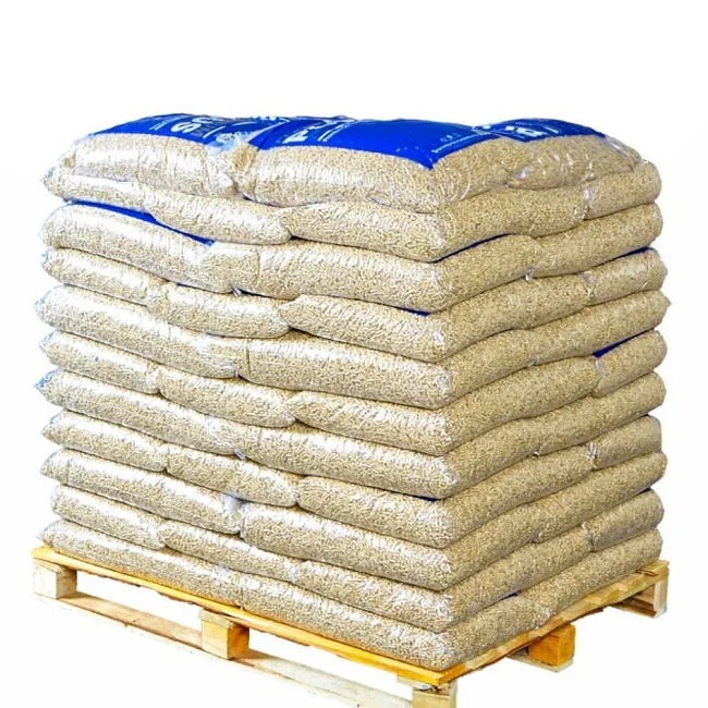 Manufacturer Of Wood Pellets For Sale Pine Wood Pellet 6mm 15KG Bags europe prices cheap