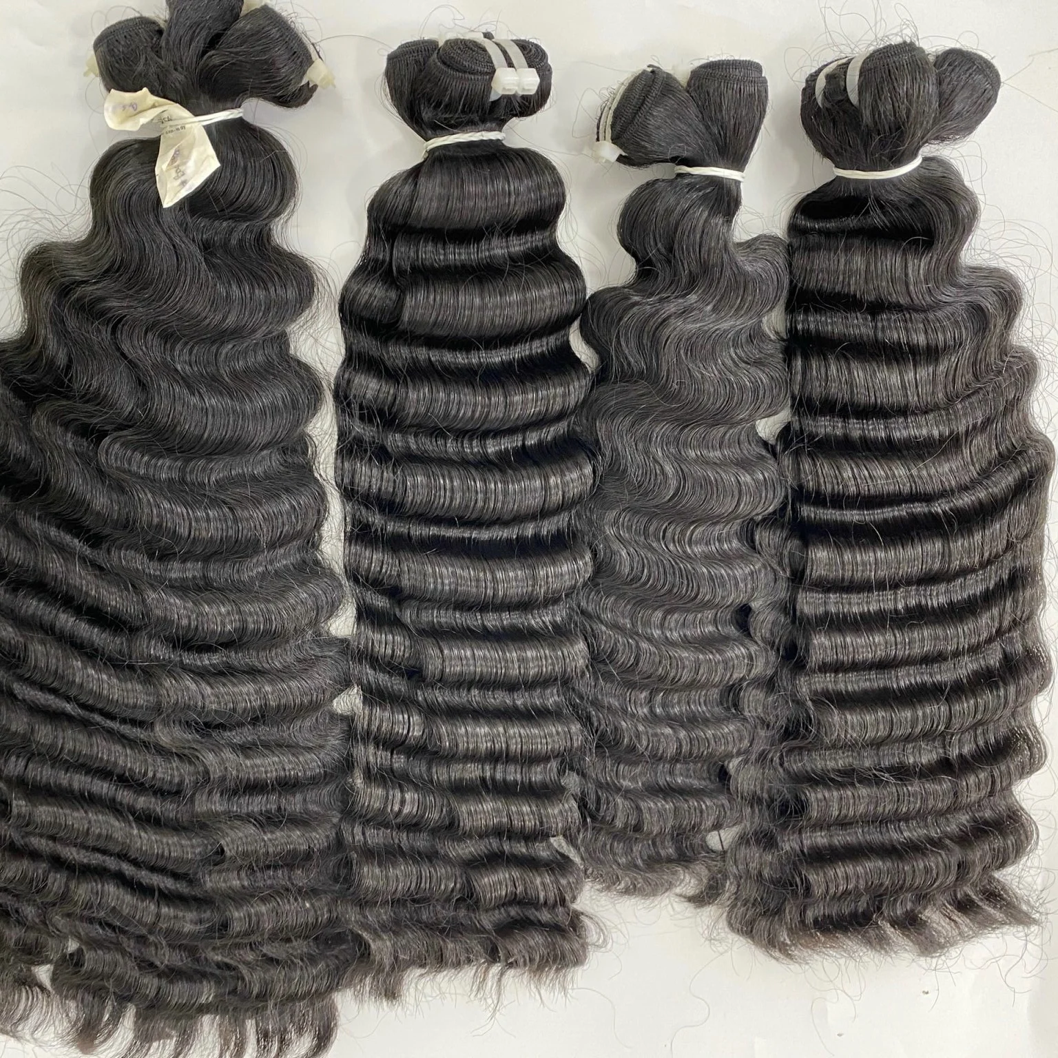 WATER wavy hair  weft Vietnam manufacturer professional weave hair many texture OEM length hair high quality