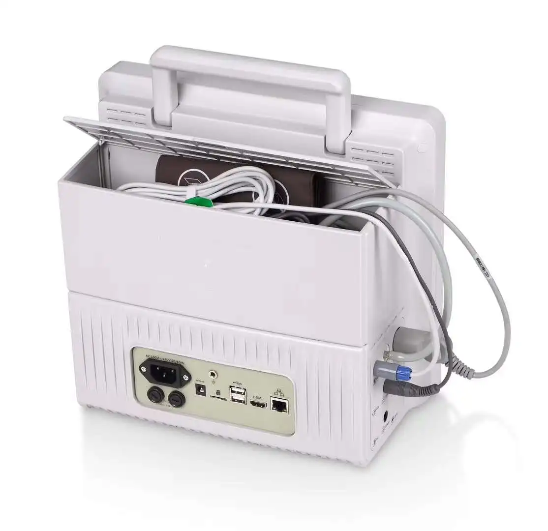 15 Inch High Quality ICU Multiparameter Patient Monitor hospital portable vital sign monitor Human Multi-parameter SIN-SPM05