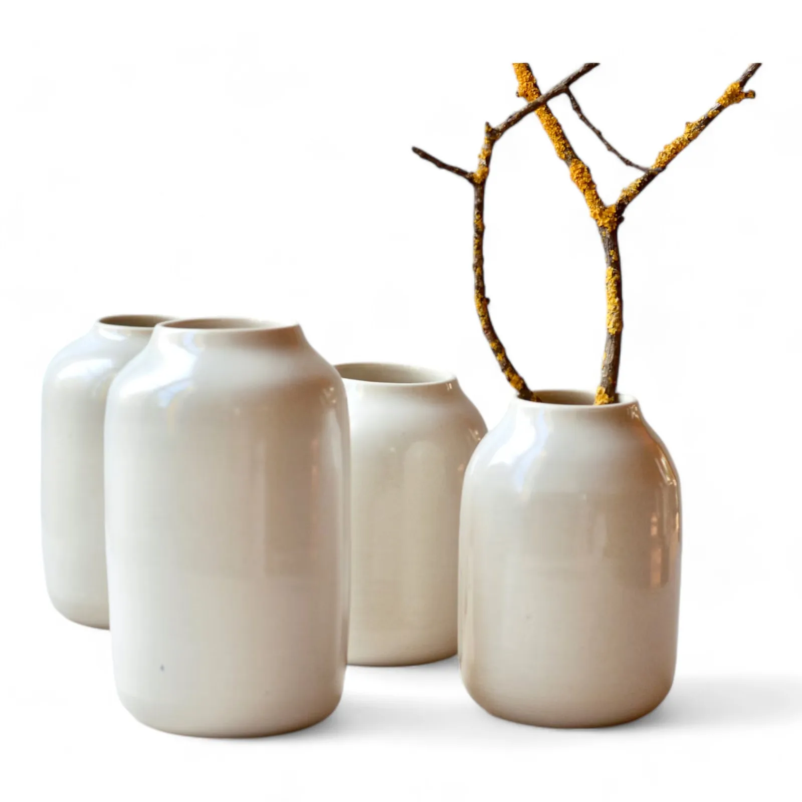 Modern Antique Clay Ceramic Flower Pot Handmade round Inscribed Vase with Painted Glaze for Home Decoration