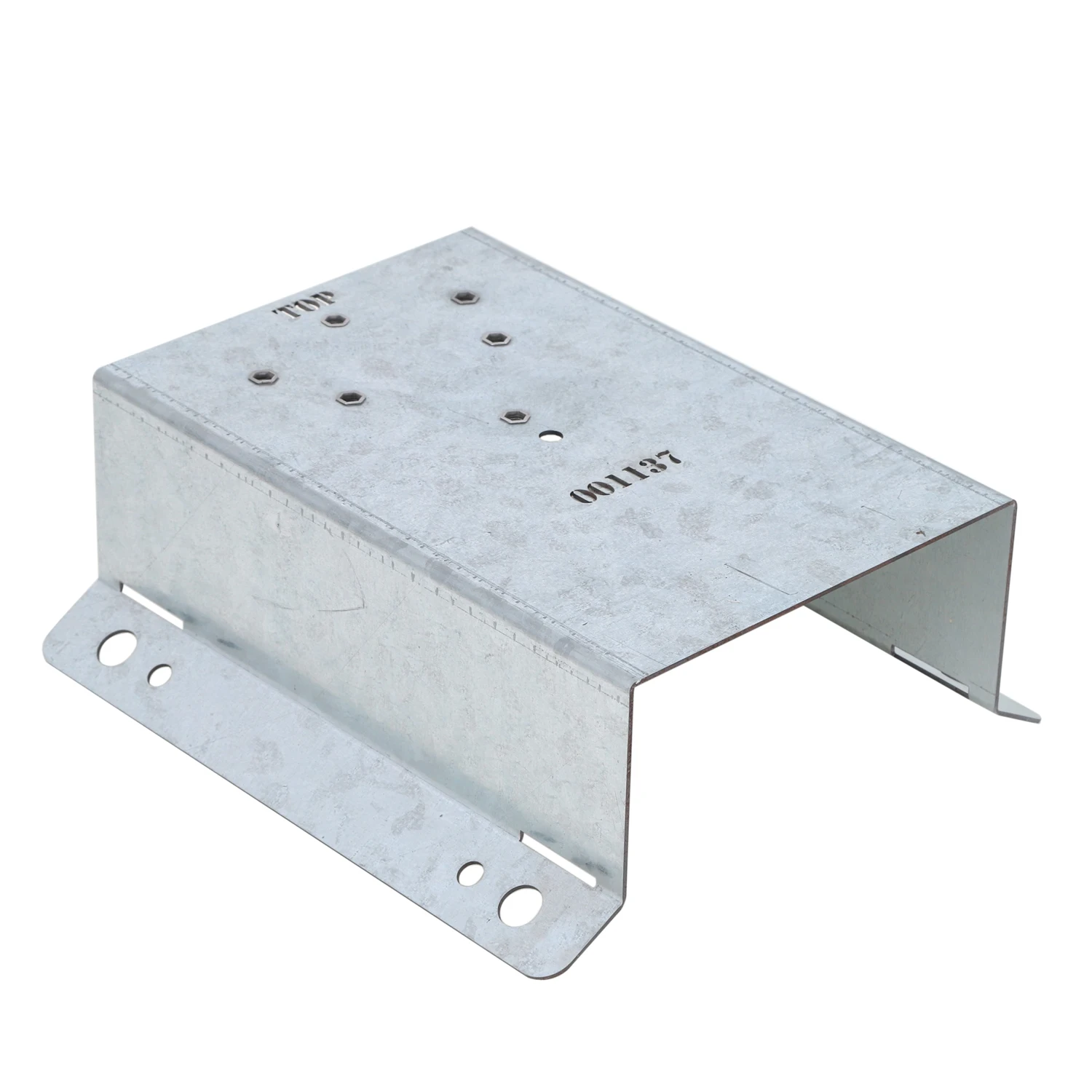 Custom Galvanized Sheet Metal Part Precision Bending, Riveting & Grinding Services Metal Fabrication