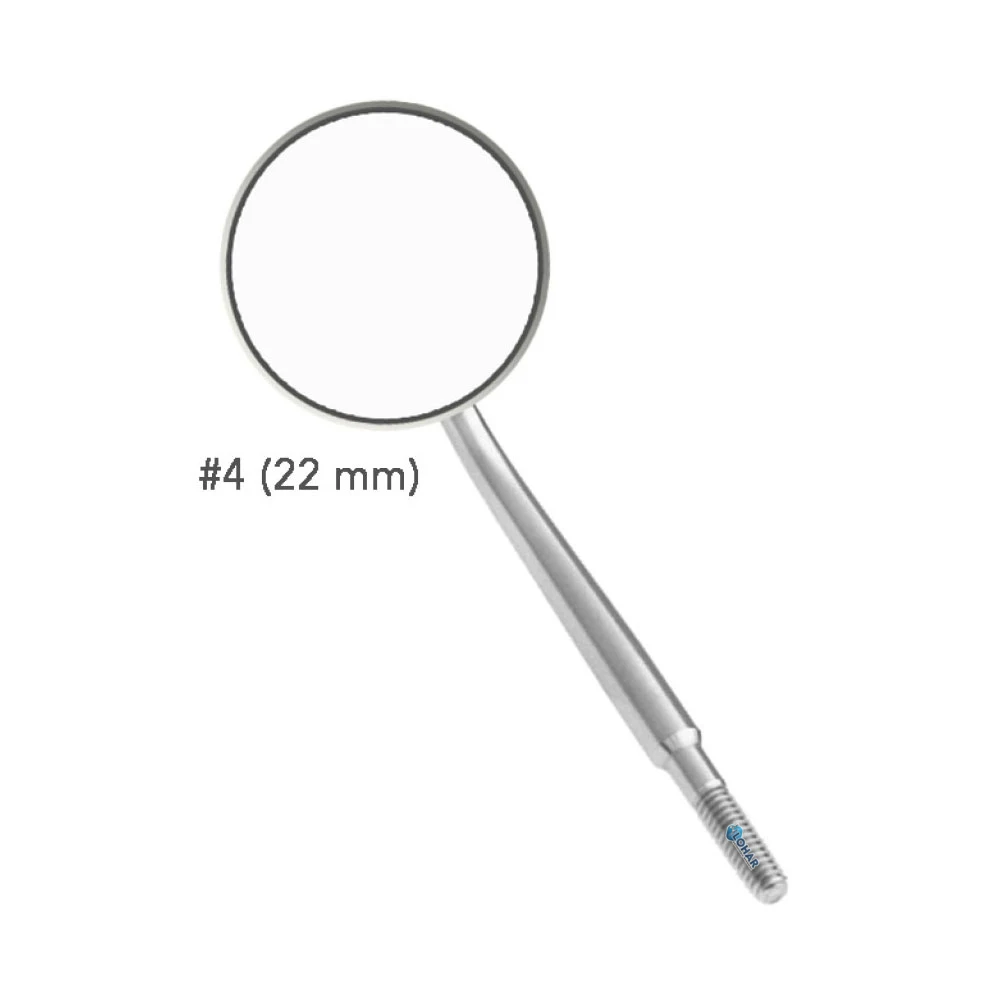 Dental Inspection Mirrors Natural Glass Mouth Mirror #5 Dentist Stainless Steel Oral Use  Hygienist Orthodontic