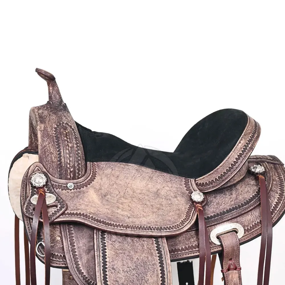 Oem Service Horse Saddles Pakistan Made Lightweight Horse Saddles Plain Dyed Horse Saddles