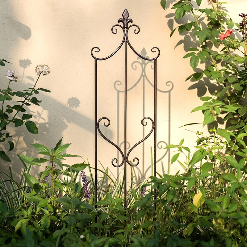 Climbing Plant Rustproof Iron Potted Vines Flower Patio Metal Lattices Garden Trellis