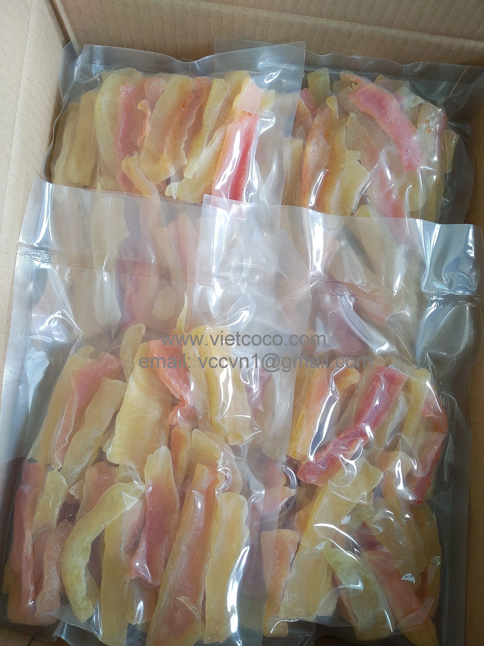 Manufacturer in Vietnam Latest Drying Technology Sweet Soft Dry Papayas Professional Customized Packing For Dried Papaya
