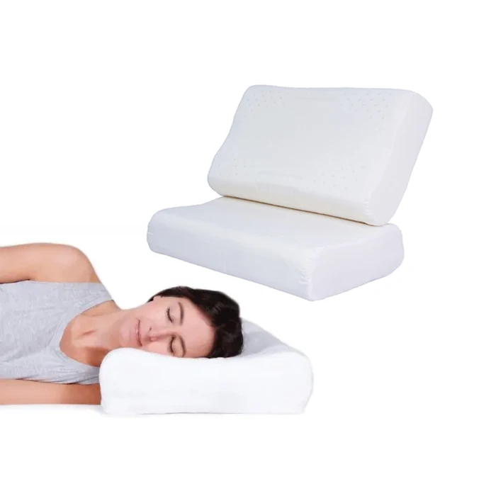Factory Manufacture Anti Snore Natural Latex Pillow with Neck Support Function Sleeping Bed Furniture