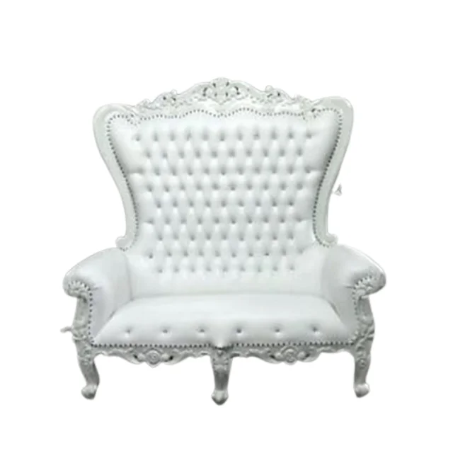 Royal Throne Chair High Quality Wooden Throne Chair Two Seat King Throne Chair Hotel Furniture Wholesale Price