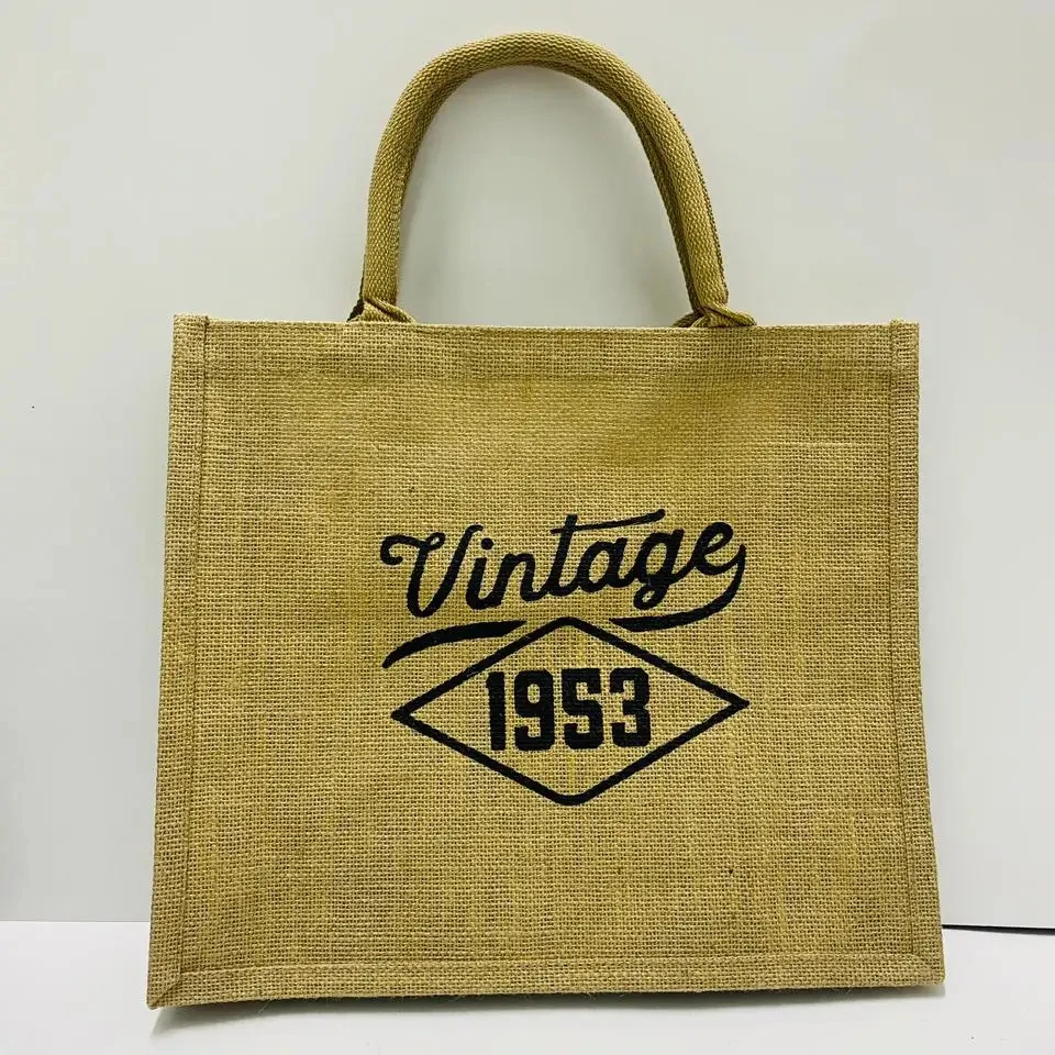 Eco bag reusable shopping non woven grocery bags Promotional Jute Microfiber used for Wholesale Plain Shopper Bag Custom Printed