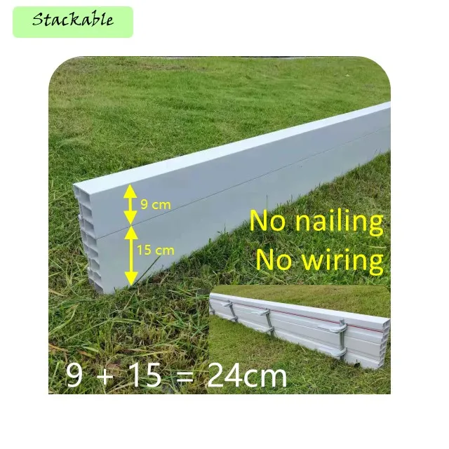 Flat plastic formwork for floor beam square column tunnel construction work reusable