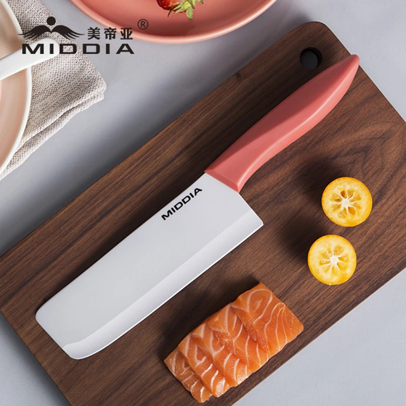 Chinese Ceramic Knife Zirconia Kitchen Advanced  Pork Vegetable Cutting Cleaver Chef Knives