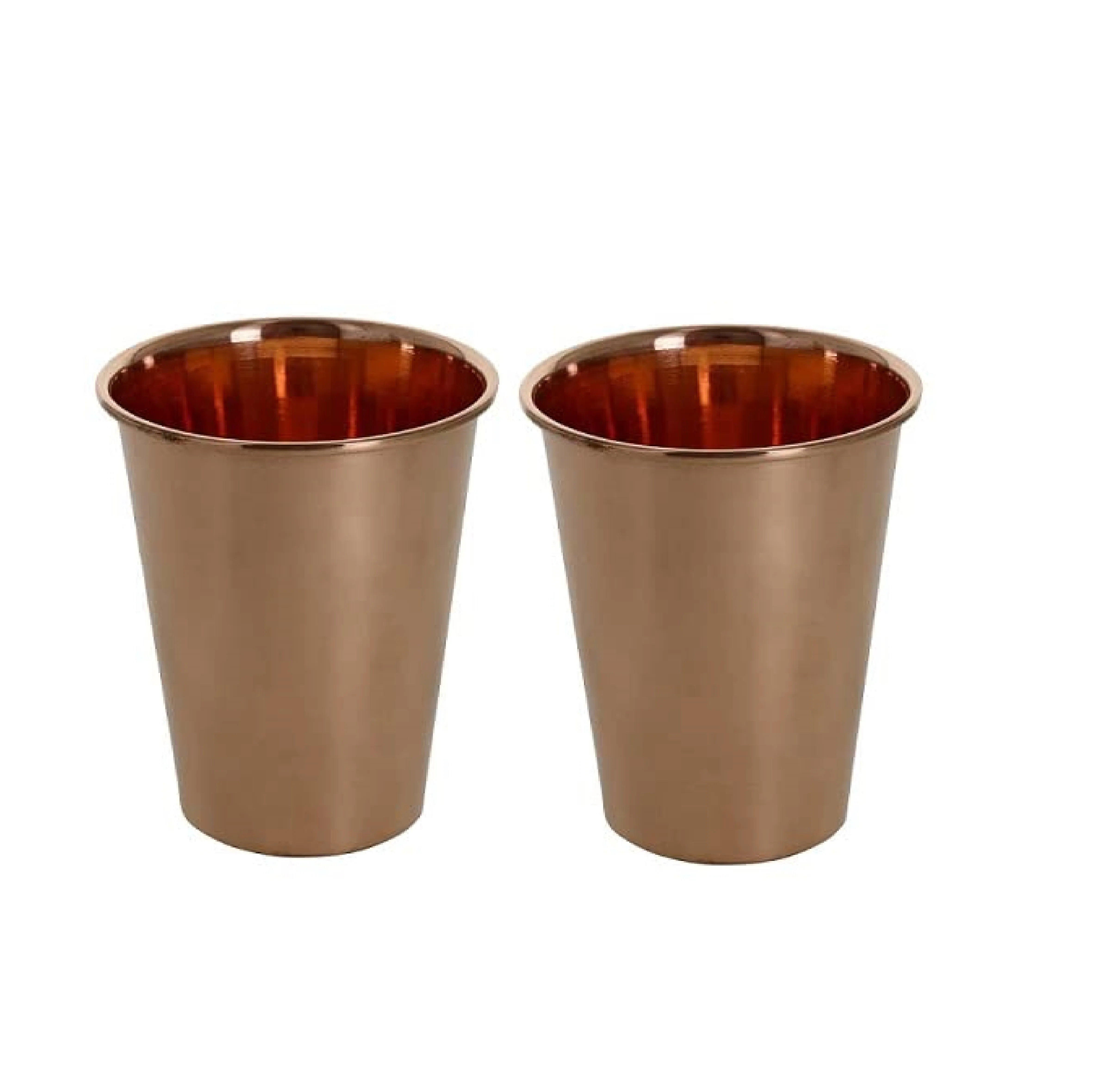 Top Seller Of Copper Metal Beer Cup For Bar Accessories Natural Copper Drinking Cups With  250 Ml