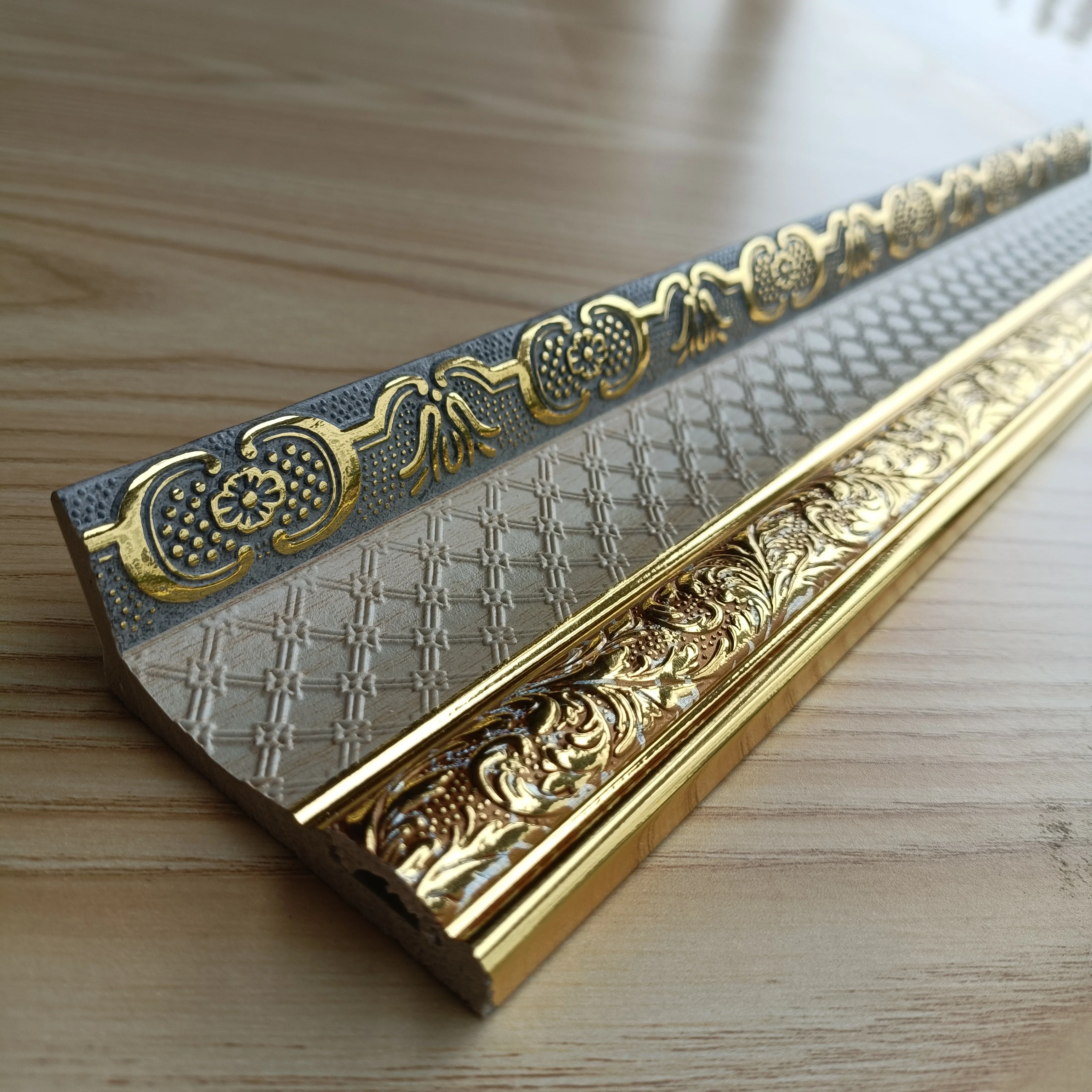 Dongyang High Quality PS Cornice Moulding Hotel home cornice modeling curtain line PS Cornice Line