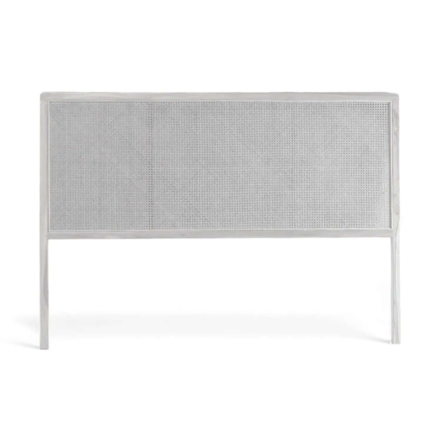 Modern Vintage Home Teak Furniture King Headboard with Rattan for Bedroom Wood Rattan Bed Head for Indoor Home Hotel Villa