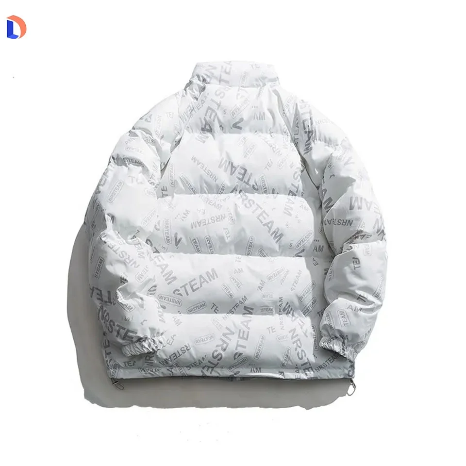 High Quality Sublimation Printed Puffer Jackets Low Price Winter Outdoor Jackets