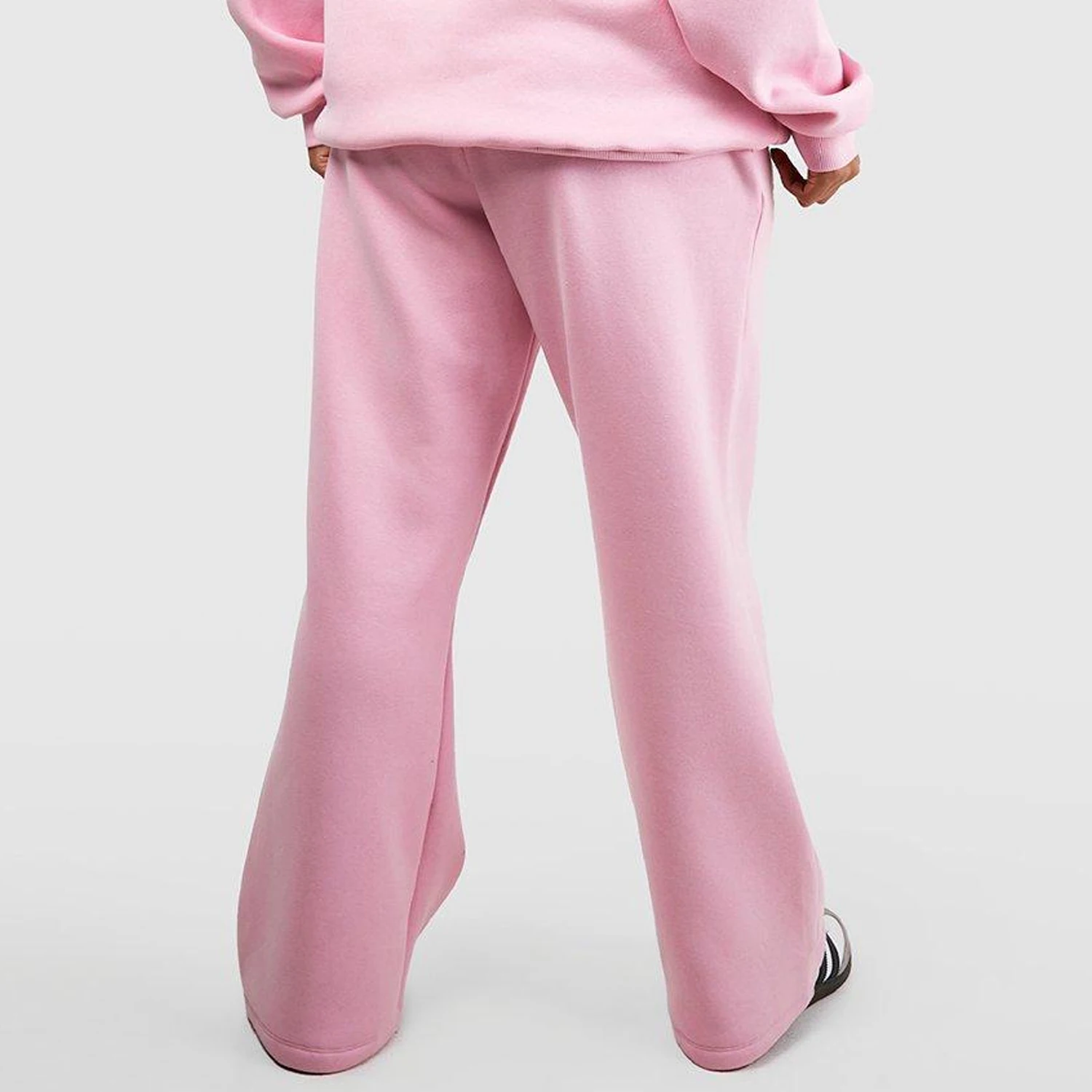 Custom Tracksuit Women 100 % cotton Plain Sports training & jogging Wholesale Women Pink Color Tracksuits