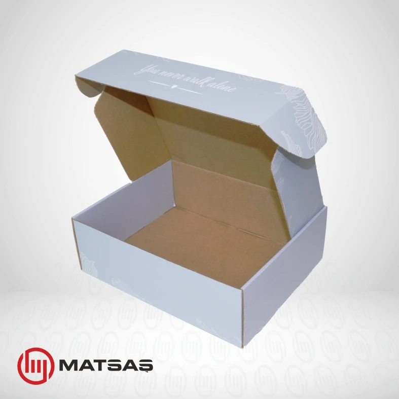 e-commerce shipping box e flute corrugated box manufacturer Custom Box for cargo and mail packaging