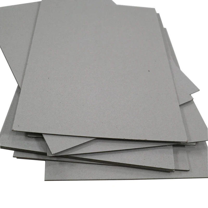 Grey Cardboard 500gsm Recycled Laminated Grey Chip Board Sheet Paper