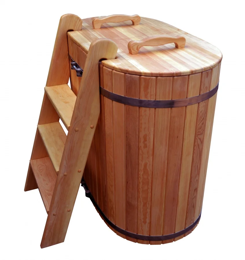New Design 2 Person Wooden Cold Plunge Pool Indoor Cheap Rugby Ice Bath