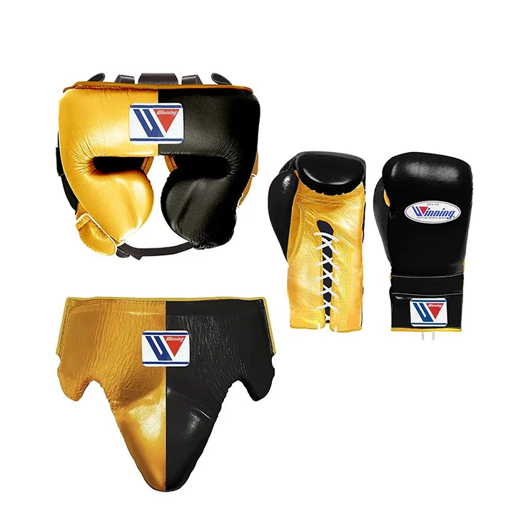 Professional Brand New Custom Made Winning Boxing Set Made With Genuine Leather Professional Pro Punching Winning Sparring Set
