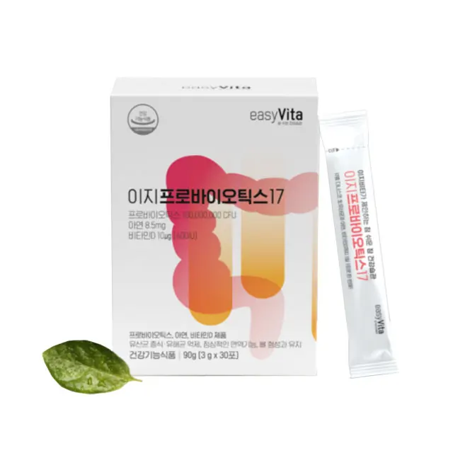 Korea Mcnulty Bio Helath Supplement 17 Species of Live Lactobacillus Containing Easy Probiotics 17 Powder 3.0g * 30Sticks
