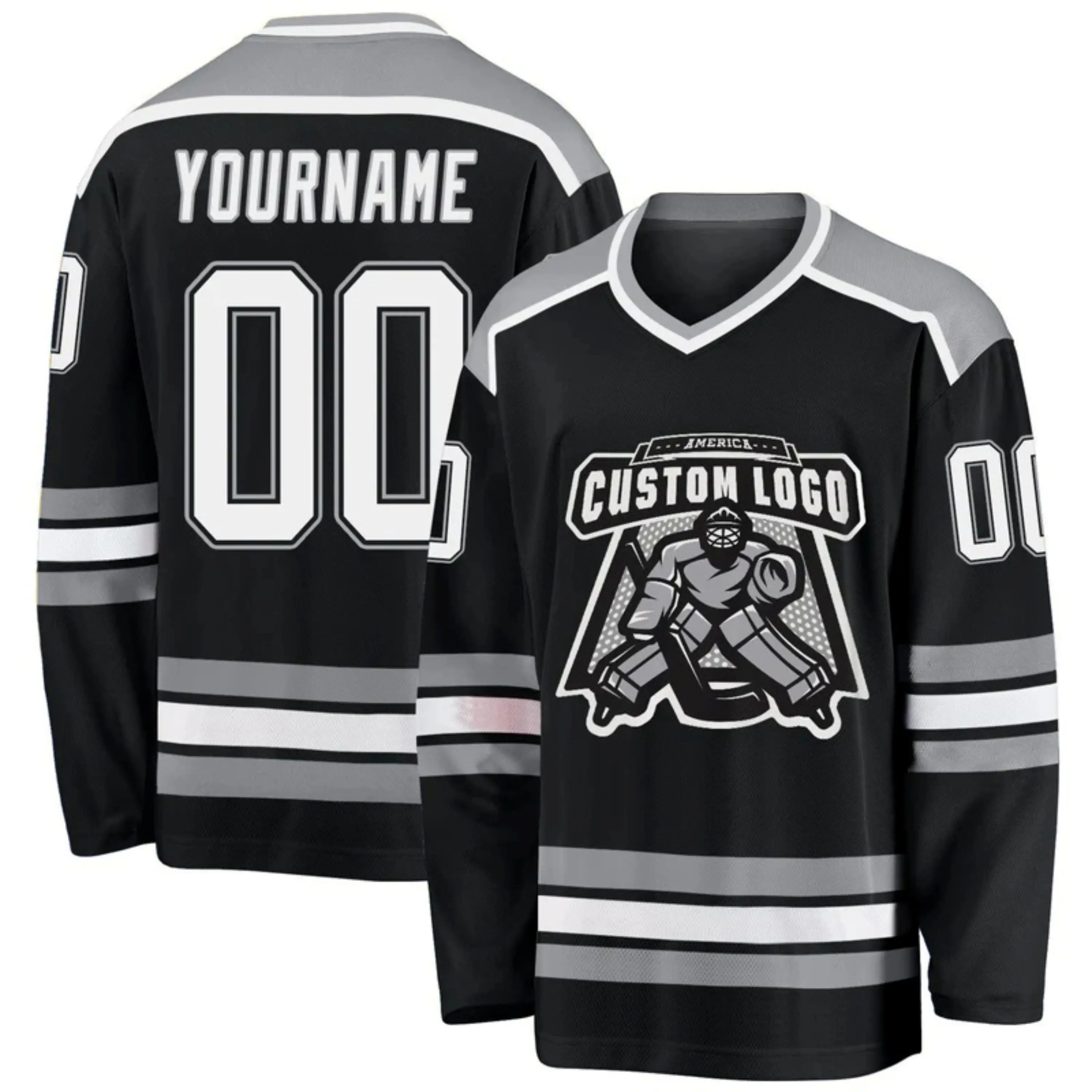 Custom Team Hockey Jersey - Durable, Stylish, and Perfect for Sports, Training, and Casual Wear