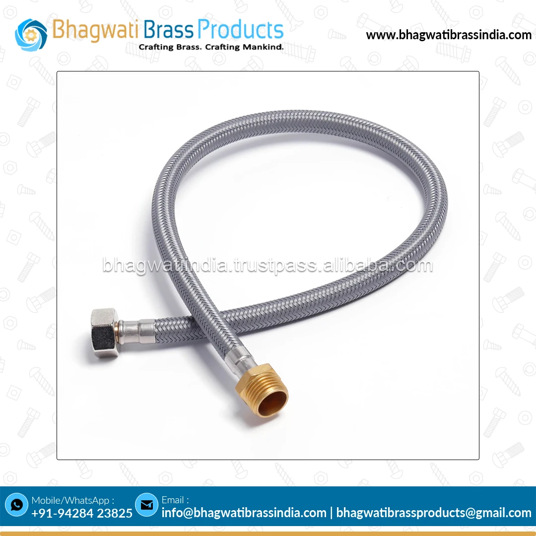 Bathroom Parts & Accessories High Quality Best Selling Customized Size Braided Hose for Pipe Fittings & Plumbing