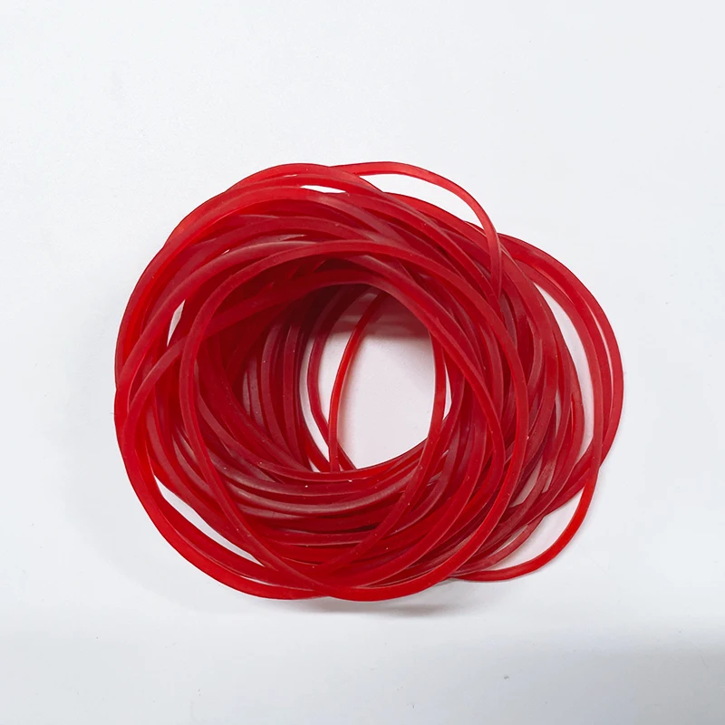 Wholesale  100% Prue rubber Custom Rubber Band For Plastic Bags Packing For Office Stationery