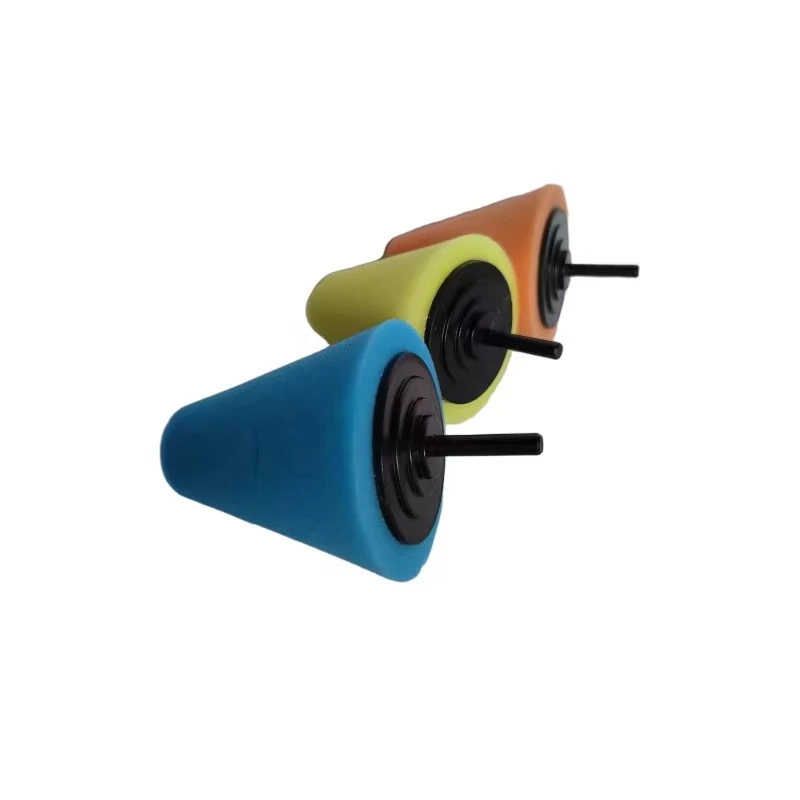 Wheel Polishing Sponge 3inch Polishing Cone Shape Car Hub Buffing Sponge