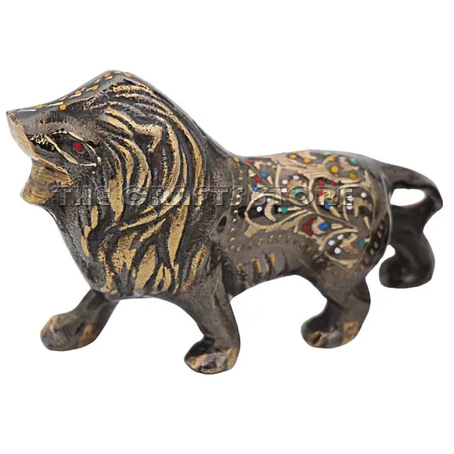 Brass Lion Pakistan Beautiful Handcrafted Brass Lion For Home Decore