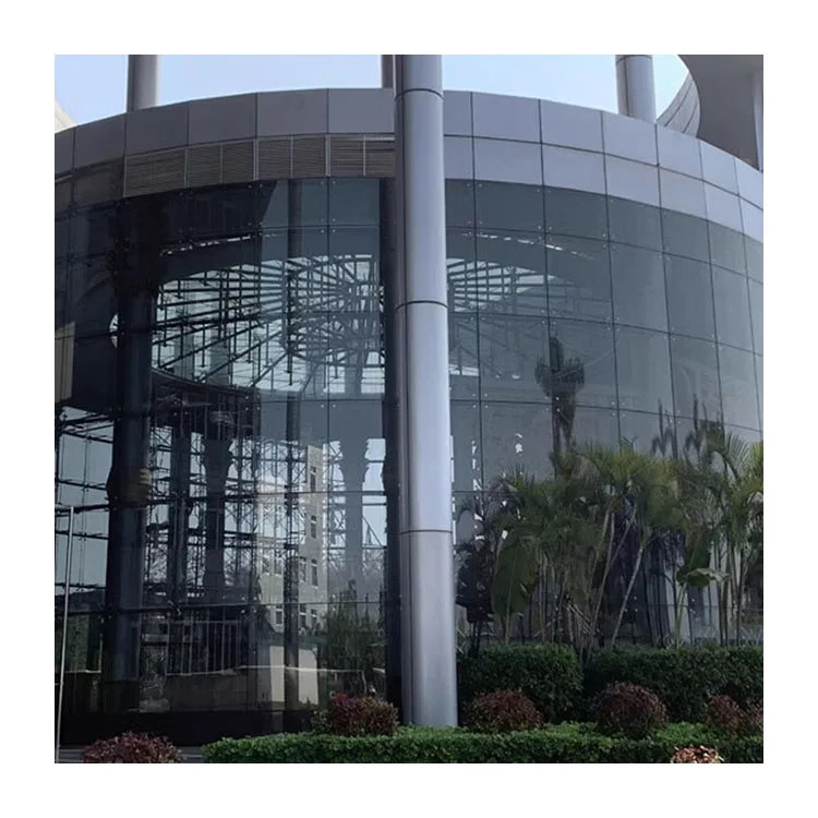 Ulianglass curved laminated glass curved clear  curved frosted Curved bulletproof Curved impact-resistant glass