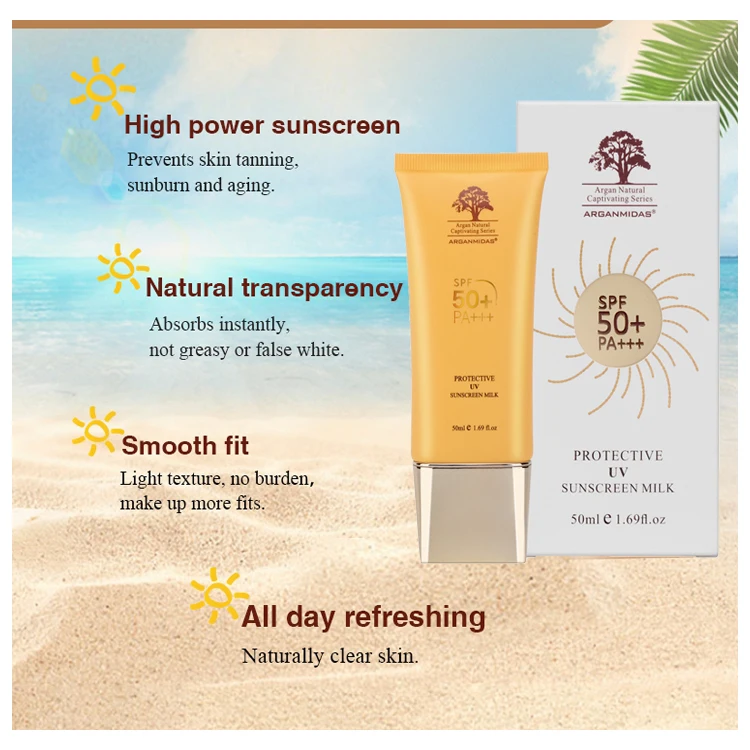 Корейский веганский оптовая торговля частная этикетка spf 50 солнцезащитный лосьон для лица крем